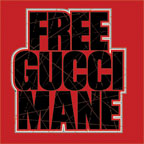 GUCCI MANE Free Gucci Red T-Shirt